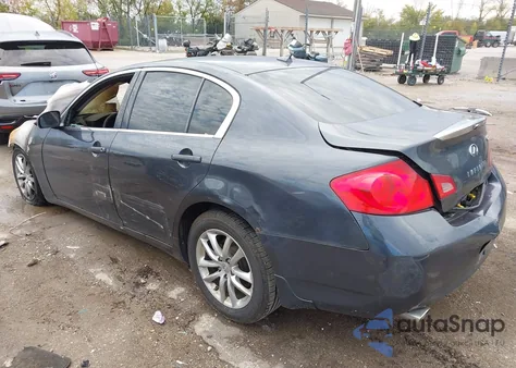2008 Infiniti G35X z USA, uszkodzony, nr VIN JNKBV61F38M264087